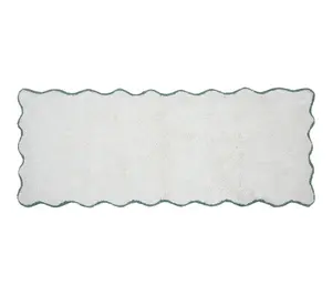 VCNY Home Scallop Cotton Bath Runner, 24" x 60"