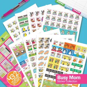 Best Planner Stickers | Family, Work, To-Dos, Events, Goals, Tasks, Planning, Perfect for any Calendar & Stationery