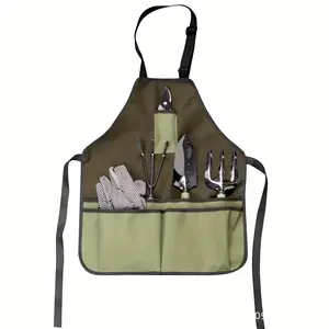 Multifunctional Large Capacity Gardening Oxford Cloth Apron, Waterproof Inner Layer Fishing Tool Apron, Garden Apron for Outdoor Use, Household Items