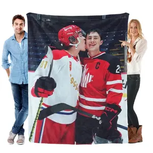 Heated Rivalry Ilya & Shane Hockey Romance Plush Throw Blanket Soft Fleece Cozy Tapestry for Ilya Kane & Shane Holland Fans Gift for MM Book Lovers