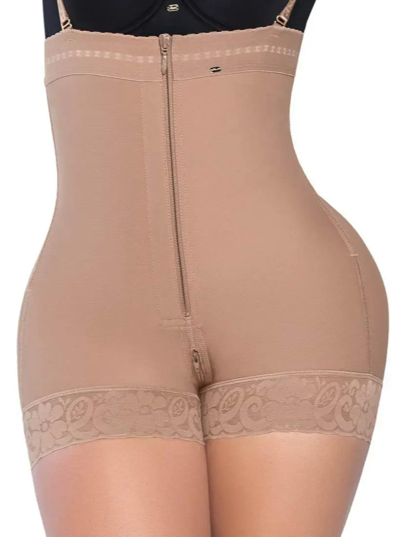 Stagmi SMI7151 Women's Strapless Bodysuit Shapewear - Lightweight, Breathable Stealth Ultrainvisible Elastane Fabric, Front Closure, Panty for Body Contouring Everyday Fitted Outfits, Soft