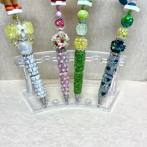 The doll collection of beaded pens! Whimsical designs featuring unique characters and focal beads.