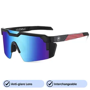 Unisex Windproof Sport Sunglasses, Protective Outdoor Glasses For Cycling, Running, Fishing, Driving, Anti-glare Lightweight Eyewear For Daily And Outdoor Activities