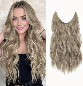 Multi Colors Multi Sizes 1 Piece 5 Clip Hair Extensions, Seamless Invisible Heat Resistant Synthetic Clip Ins, Lightweight Easy Install, Instant Volume for Thin Hair, Y2K Clean Girl Daily Hairstyle