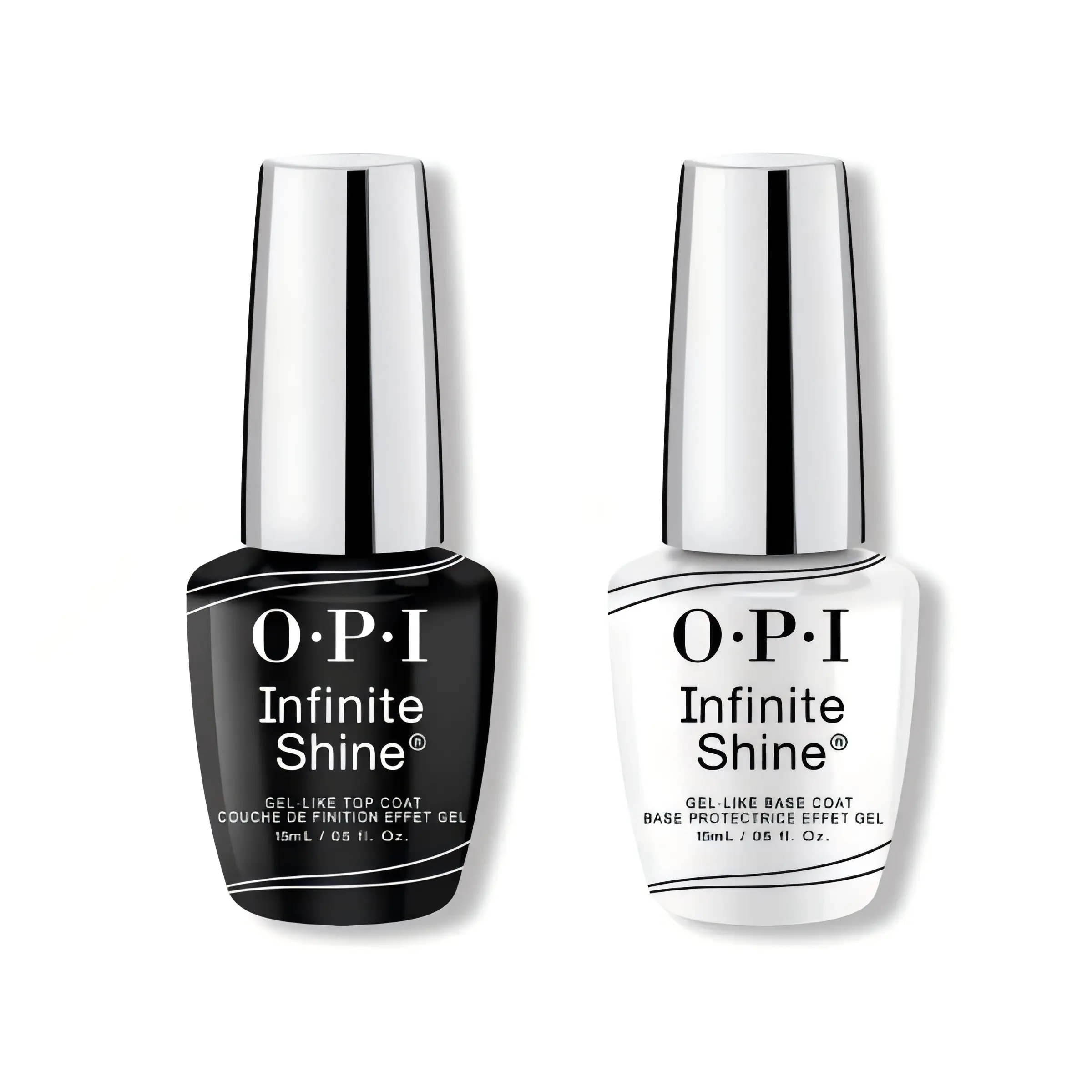OPI Infinite Shine Long Wear Nail Polish | Clear Gel Like Nail Polish Base Coat & Top Coat | Vegan, Long Lasting, Protects Nails