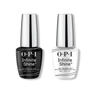 OPI Infinite Shine Long Wear Nail Polish | Clear Gel Like Nail Polish Base Coat & Top Coat | Vegan, Long Lasting, Protects Nails