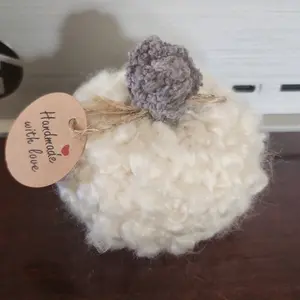Small Handmade Crochet Pumpkin - Great for Seasonal Display - Adds a Pop of Color