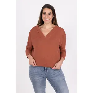 Call Me Home Women's Hi-Low Long Sleeve Top