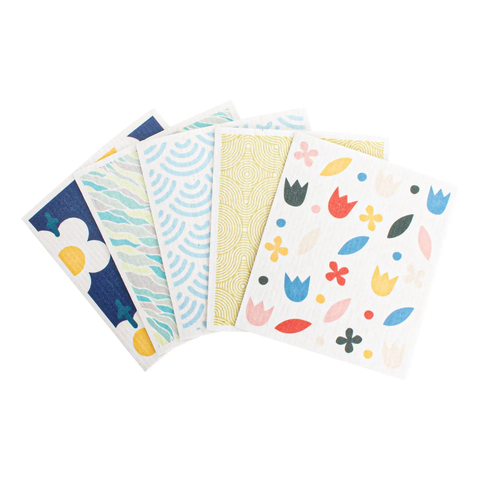 GENTLE CLOTH – 5 Pack | Reusable Compostable Towel Alternative – Super Absorbent, Durable & Washable Cleaning Cloth - Odor-Free Kitchen, Dishes & Home Cleaning Towel - Household Essentials