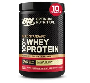 Optimum Nutrition Gold Standard 100% Whey Protein Powder, Vanilla Ice Cream, 0.68 Pound (Pack of 1)