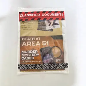 Mystery Detective Game, Tabletop Games, Board Games, Cold Case File Investigation, Solve Crimes, Perfect for Individuals, Date Nights, Party Groups, Secret Military Base Mystery