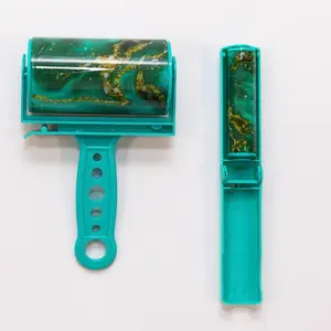 Teal Clothes Saver Set - Silicone Cleaning Tool with Comfortable Handle for Hand Use