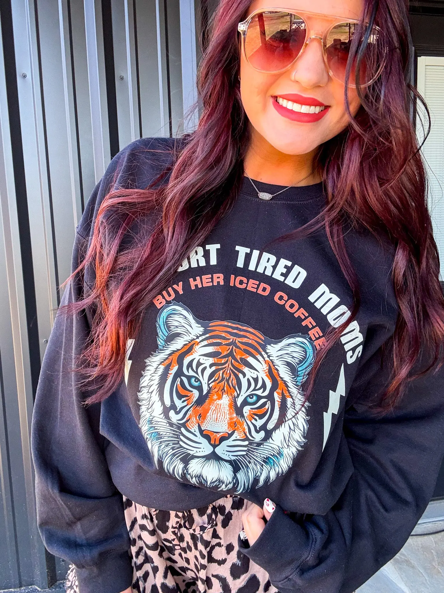 Support Tired Mom's Tee Or Sweatshirt