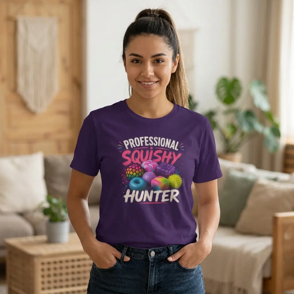 Professional Squishy Hunter T-Shirt | Satisfying Stress Toy Graphic