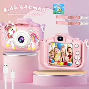 1080P HD Kids Camera Toy: 48MP Sensor, Fun Filters + Built-in Games – Top-Rated Holiday & Birthday Gift for Children