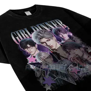 Love and Deepspace Idol Heartbeats Ablaze Shirt Sylus Xavier Rafayel Caleb Zayne T-shirt LAD Game Fan Gift Unisex Heavy Cotton Graphic Tee Fabric Menswear