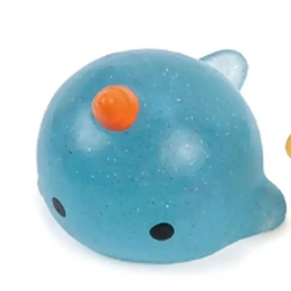 Kawaii Slime Company Glitter-Fill Mochi Squishy Toy - Stress Relief Fidget, Sensory Squish Ball, Unisex Decompression Toy for 8+ Years