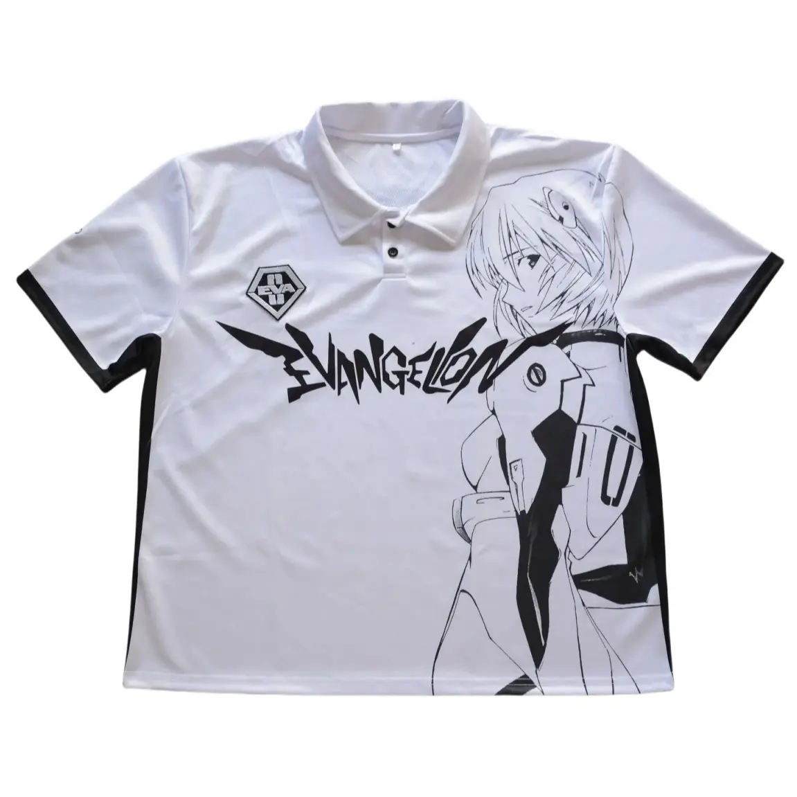 Rei Jersey Mens Jersey Baggy Shirts Graphic Tees Neck Tshirts Summer Tops Menswear