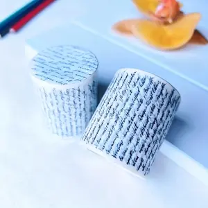 Yitape 50mm European Vintage Wide Paper Tape Roll, Multi-Purpose Journal Material, Ideal for Scrapbooking, Art Creation, Gift Wrapping