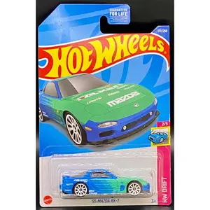 Mazda RX-7 95 FD3S Blue Green Falken 2022 Hot Wheels
