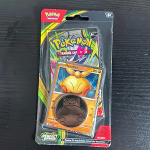 Pokémon Mega Evolution Perfect Order Booster Pack Makuhita Promo Card & Coin