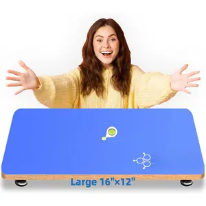 Leveling Table for Epoxy - 16''x 12''  Leveling Board Nonstick Surface, Adjustable Height & Angle , Multipurpose No Installation Required Board for Crafting & Art
