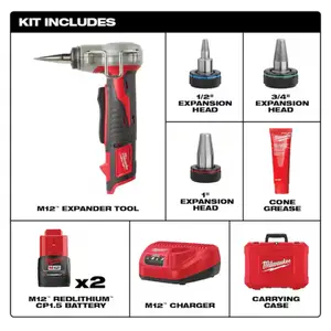 Milwaukee M12 Cordless PEX Expansion Tool Kit