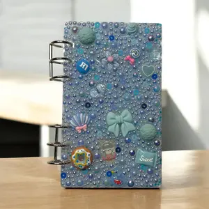 Precious Blue Junk Charm Acrylic Binder