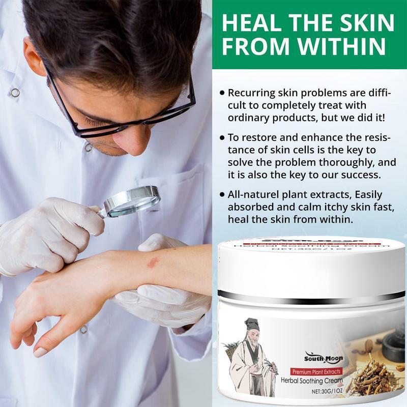 All-Natural Plant-Based Herbal Relief Cream Soothes Eczema, Psoriasis, Dry & Sensitive Skin I Ancient Botanical Formula for Whole Family Moisturizing Daily
