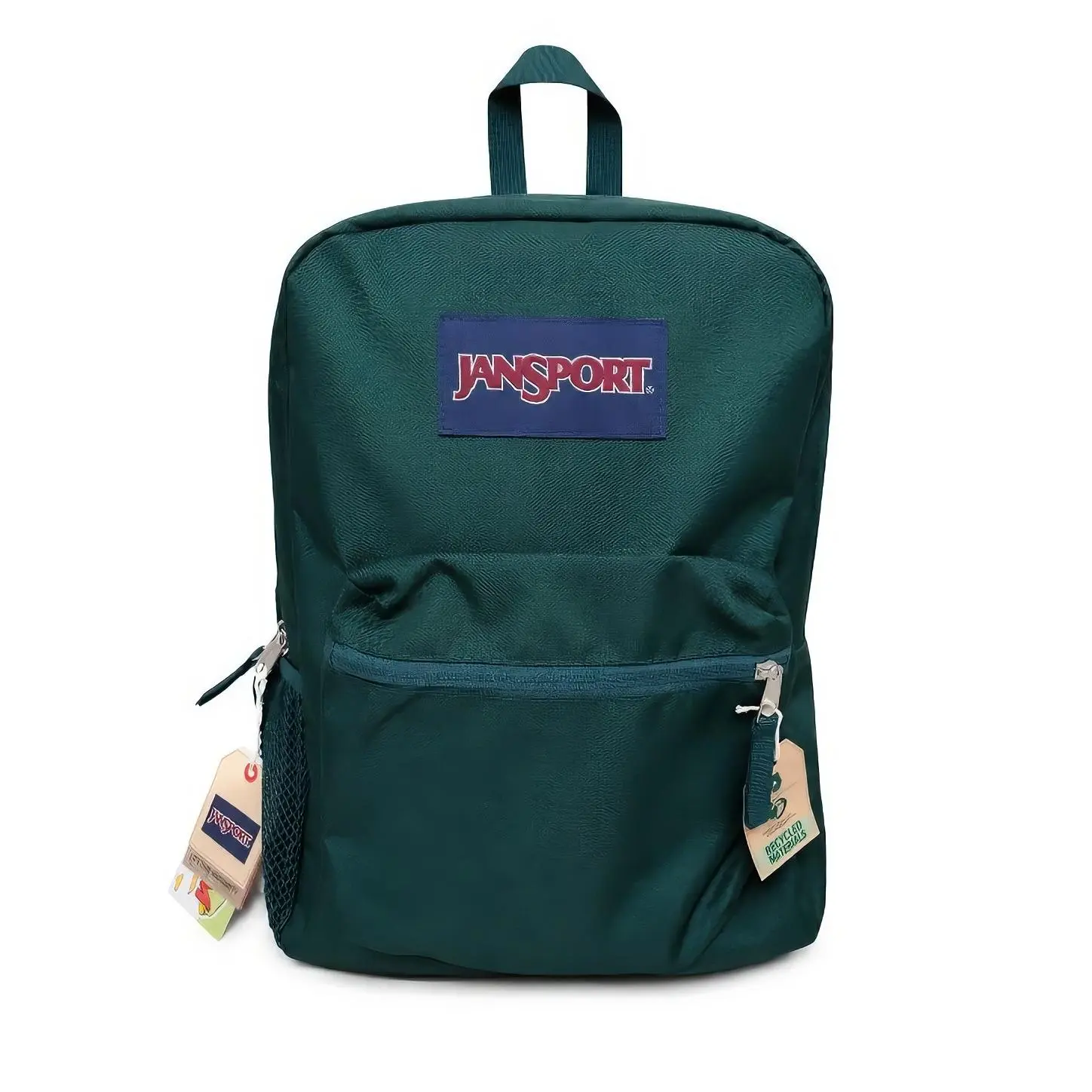 Jansport Deep Juniper 26L Backpack - Dark Green, Zip Closure, Durable Design, Perfect for Daily Use