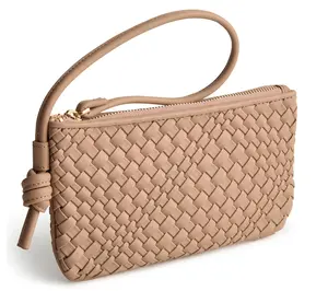 Vera Bradley Knotted Woven Faux Leather Wristle