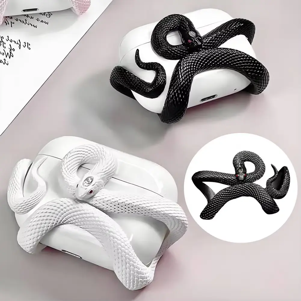 3D Snake Design AirPods Pro & Pro 2 Case - Stylish and Durable Earphone Cover with Drop Protection for Wireless Earbuds Does not apply