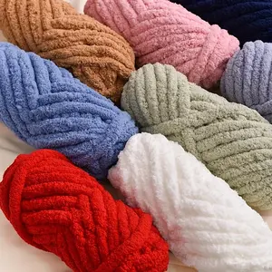 Thick Chenille Yarn 250g for Hand Knitting, Ideal for Bags, Hats, Blankets & More, Perfect for DIY Projects & Craft Lovers