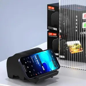 Cute Elephant Design Mobile Stand - Portable Wireless Audio Speaker for Phones V63, Universal Cell Phone and Wireless Device Compatibility