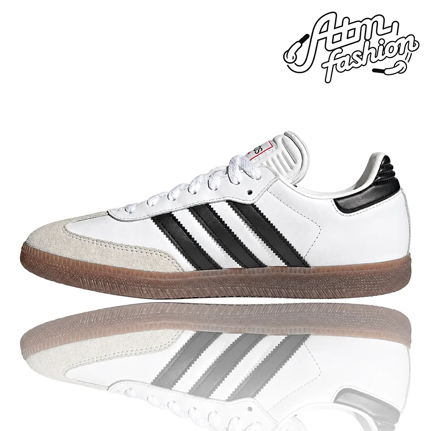 adidas Samba Indoor Cloud White Core Black Vivid Red IH6001 Authentic Shoes Footwear Sneaker Trainer Comfortable Walking Fashion Trending Gift