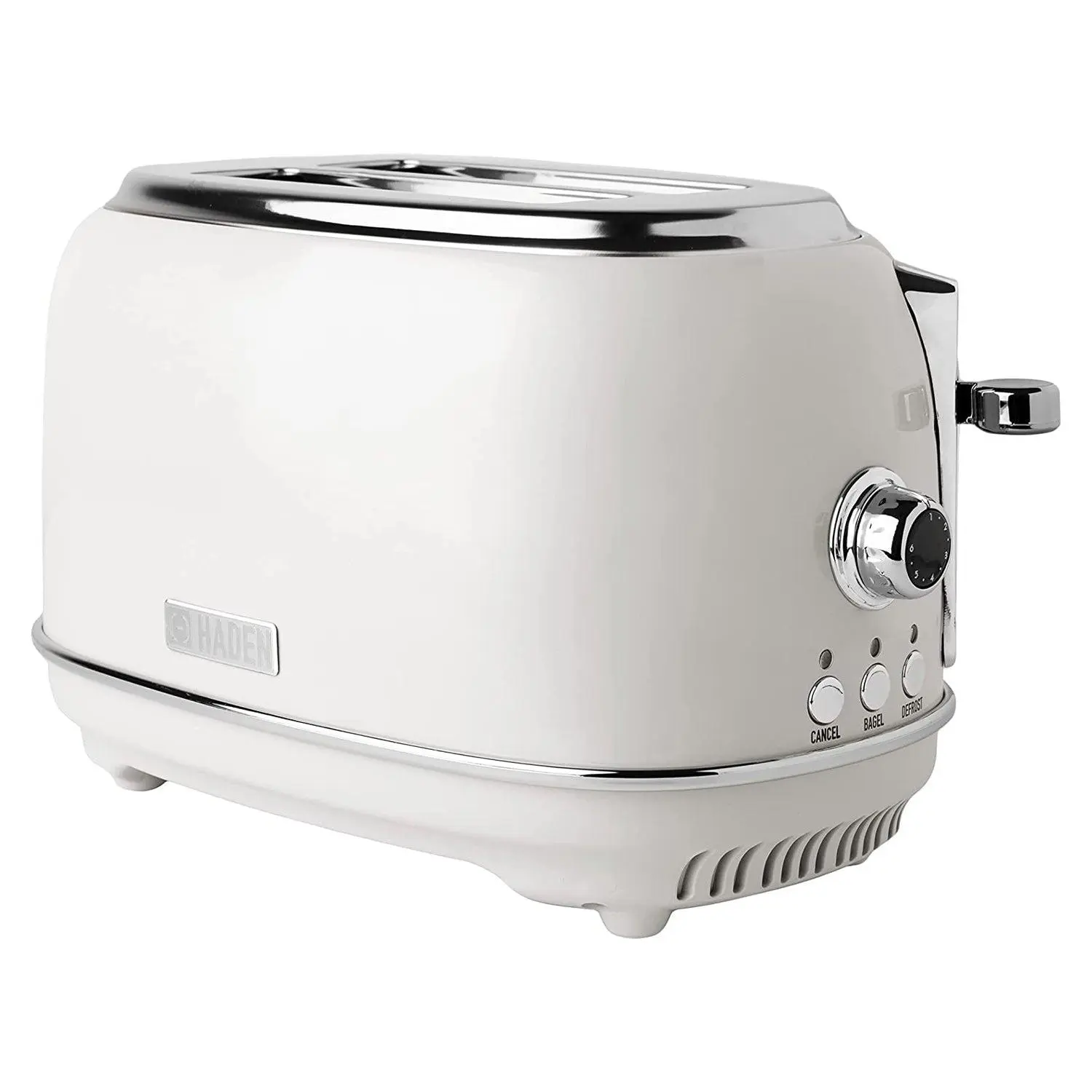 Haden 75018 Heritage 2 Slice Wide Slot Stainless Steel Bread Toaster, White Haden 75018 Heritage 2 Slice Wide Slot Stainless Steel Bread Toaster, White