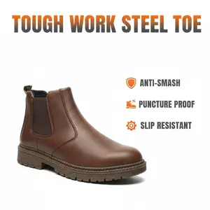 Tactical Splash-proof Smash-proof Puncture-proof Breathable Safety Shoes Unisex Chef Work Shoe Waterproof Anti-slip Durable Outdoor Comfortable Delivering Premium Occupational Gear Unmatched Stability and Long Lasting Men Women