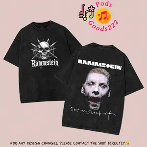 Retro NEW Rammstein Shensucht band HOODIE , Rammstein T-Shirt , Music Graphic Tee, Rock Band Shirt, Retro Music Tee, Rock Music Lover Shirt, Vintage Band Shirts Casual Comfort Cotton Fabric Fit Top