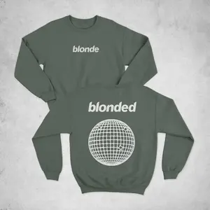 Frnk 0cean BL0NDED Sweatshirt, Blond Inspired Sweatshirt, Two Sided Frnk 0cean Blonde Sweatshirt, Frnk 0cean Unisex Sweatshirt
