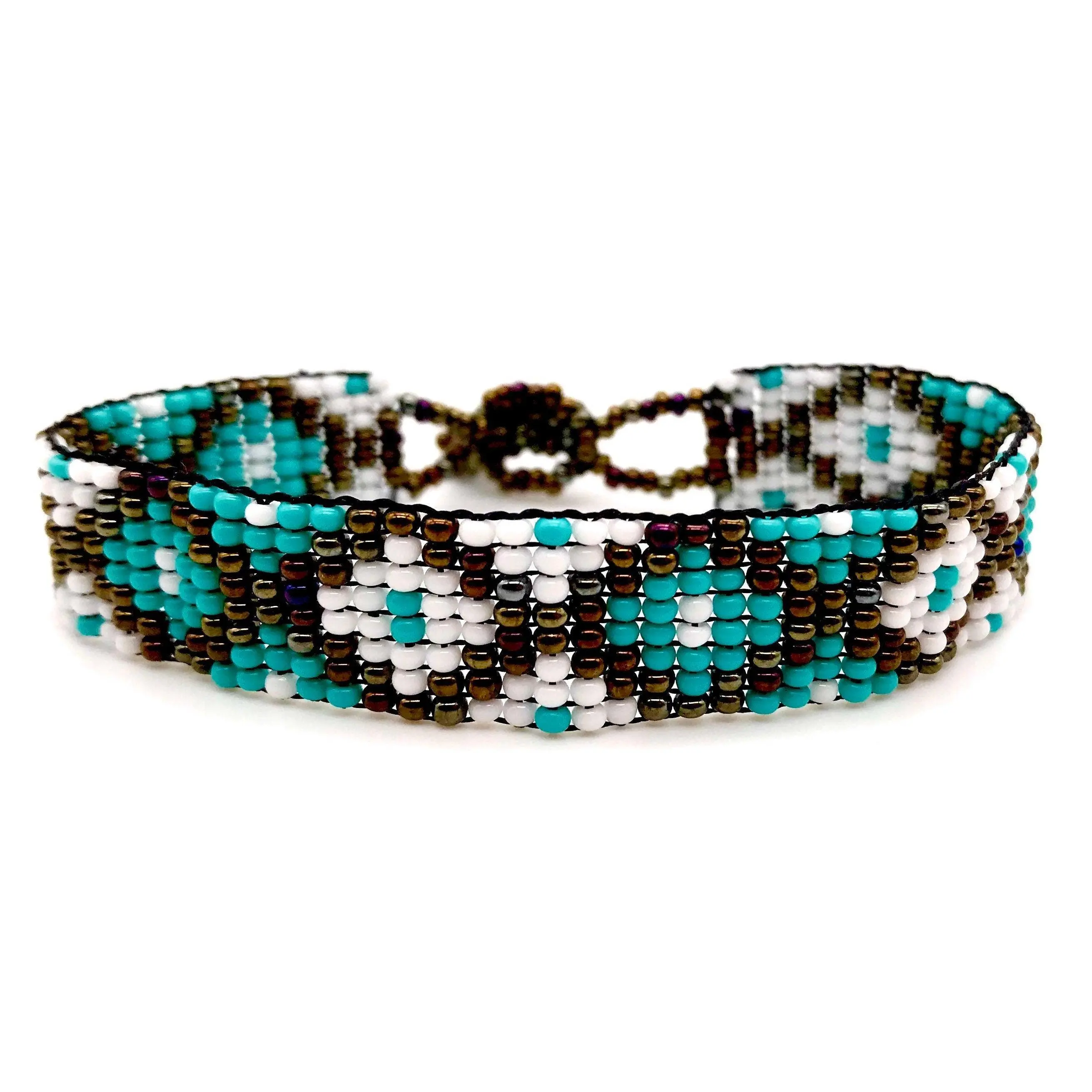 Turquoise/White Boho Bracelet Turquoise/White Boho Bracelet