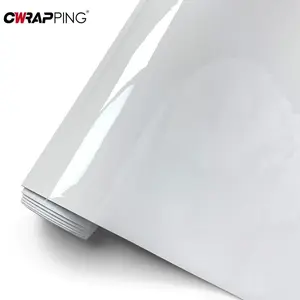 White Glossy Vinyl Car Wrap Film  Matte Waterproof Vinyl Wrap Console Laptop Skin Air Free Motorcycle Stickers Auto Accessories