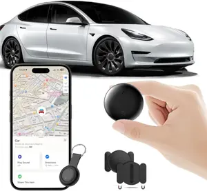 Car GPS Tracker for Vehicles Worldwide GPS Tracker for Vehicles Work with Find My (iOS Only), Car Vehicle Tracking Anti-Lost Locator with App for Cars, Wallet, Pets,