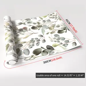 Vintage Floral Wallpaper, Retro Flower Design, Peel and Stick, Removable Self-Adhesive, Size 17.7x118 Inches, Ideal Home Decor Choice