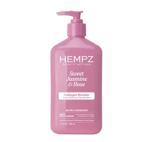 Hempz Beauty Actives Body Lotion with Collagen Booster, Sweet Jasmine & Rose, 17 fl oz