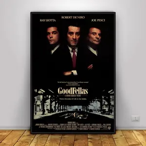 Goodfellas Movie Poster, Unframed Print, Men's Room Wall Decoration, Classic Cinema Art