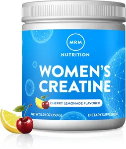 Women's Creatine Powder | 3,000mg Micronized Creatine Monohydrate + Vitamin D3 800IU, Vitamin C & Electrolytes | Strength, Recovery, Brain Health & Hydration | Cherry Lemonade Flavor | 30 Servings | No Added Sugar | Vegan & Gluten-Free | MRM Nutrition