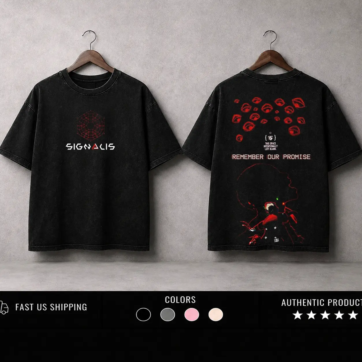 SIGNALIS “Remember Our Promise“ Washed T-shirt, Sweashirt, Hoodie Limited Mouthwashing Glorious Ovulation Tee, Unisex T-Shirt, Mouthwashing Merch, Mouthwashing Fan Gift Cotton Fabric