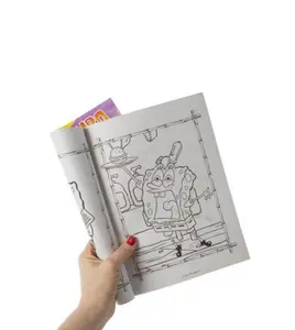 SpongeBob SquarePants Jumbo Activity Book – 80 Pages of Coloring, Puzzles & Games (FREE 24pk Crayons Included)