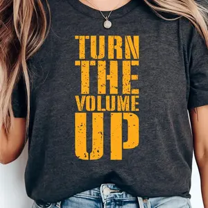 Turn the Volume Up Shirt, Zohran Mamdani Shirt, Mayor Mamdani Shirt, NYC 2026, Protest Tee, Progressive Tee, Liberal Shirt, Democracy Shirt
