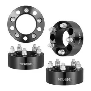 VEVOR Wheel Spacers, 1.5 6x5.5 Wheel Adapters, 6 Lug Forged Spacer, 106.1 mm Bore Hubcentric M12x1.5 Studs Spacers, Fit for 1996 - 2022 Toyota and Lexus, 4 PCS BlackVEVOR Super Brand Day